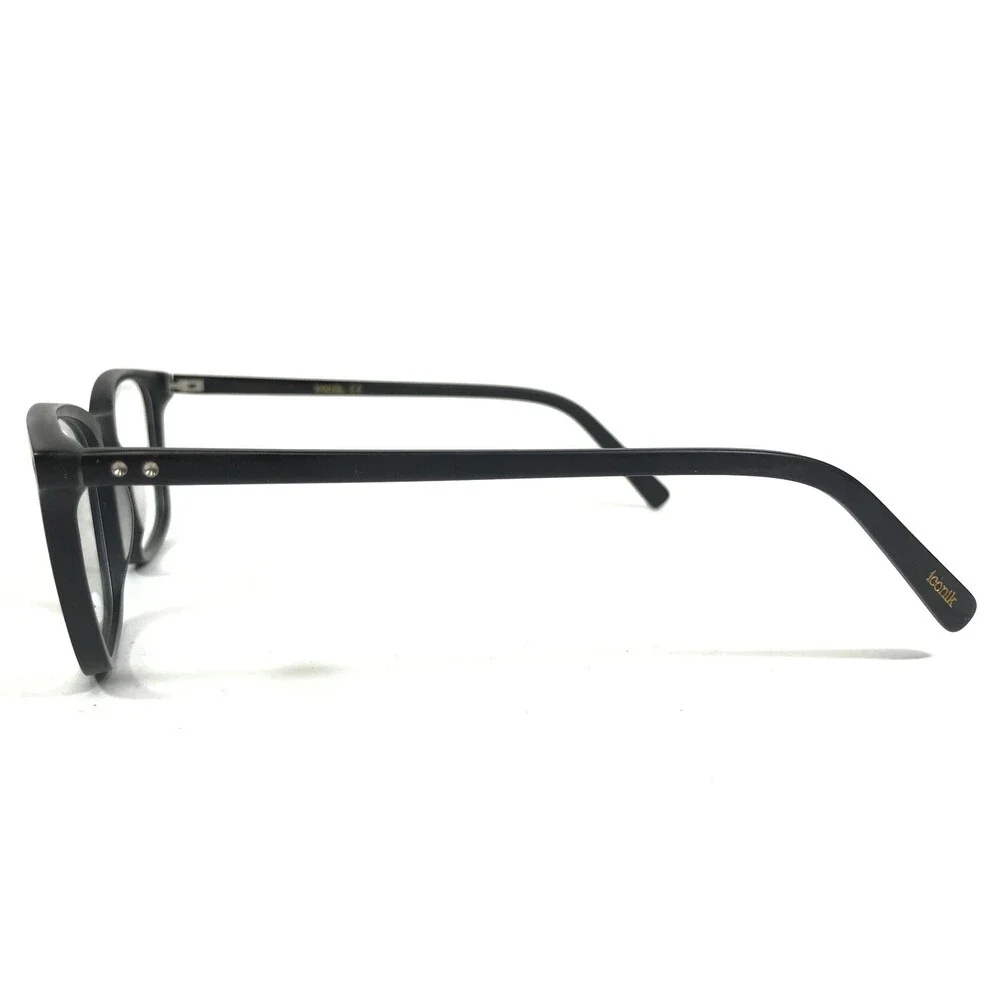 Iconik Eyeglasses Frames Derek C1 Black Square Full Rim 52-19-140